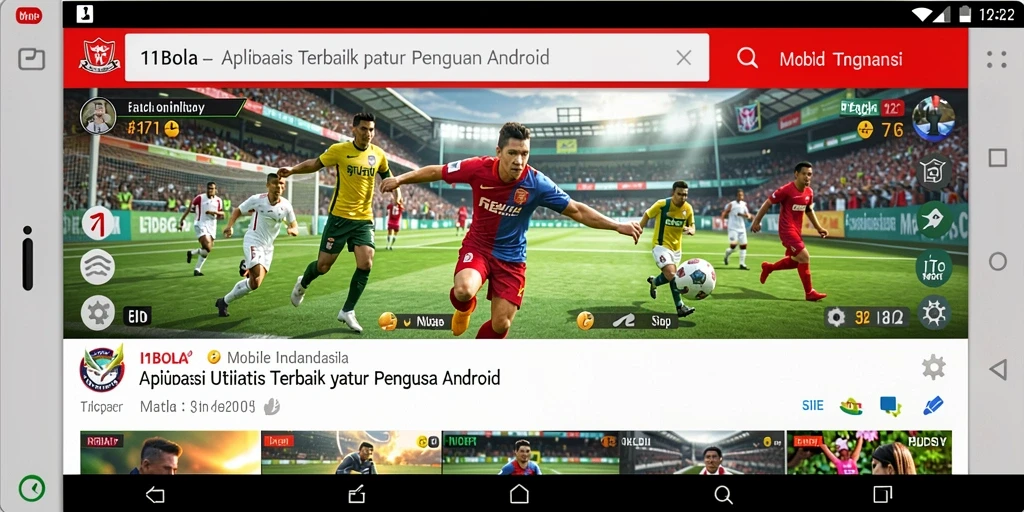 Tampilan antarmuka 11BOLA yang intuitif dan mudah digunakan.