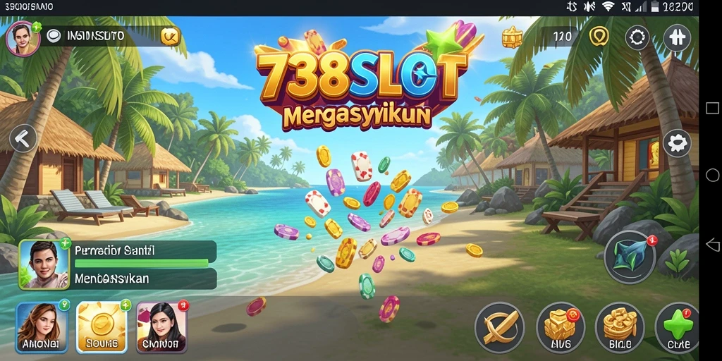Tampilan gameplay 738SLOT yang menarik dan menghibur.