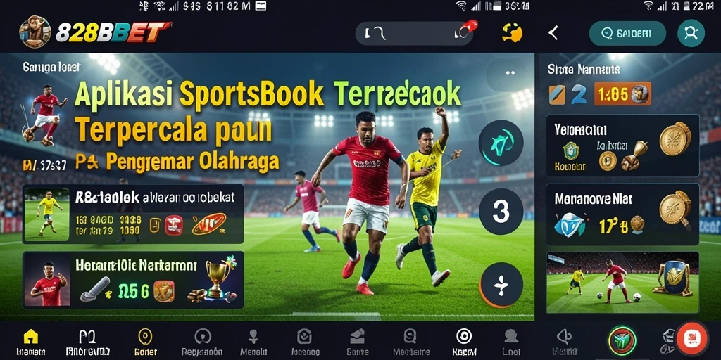 Tampilan menarik dari gameplay 828BET dalam taruhan olahraga.