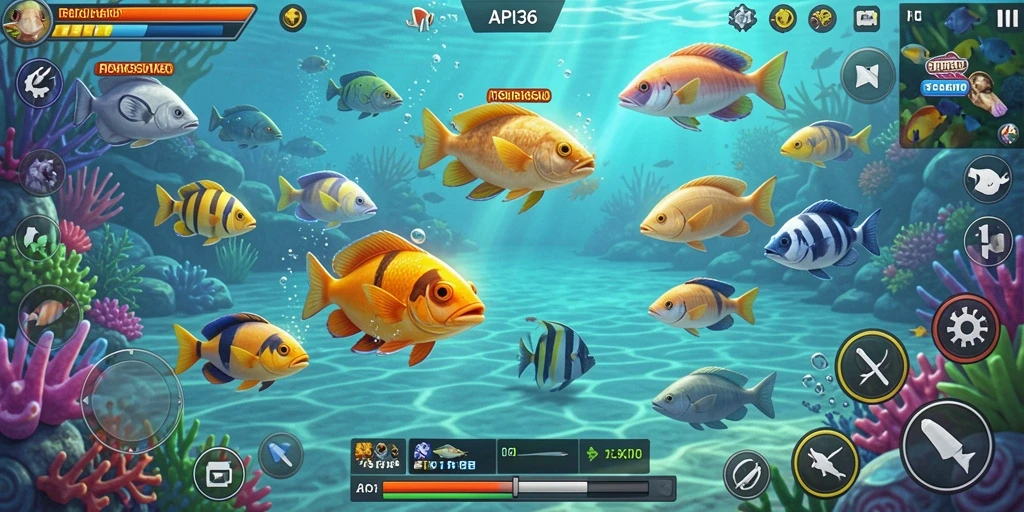 Gameplay menegangkan saat berburu ikan di API36.