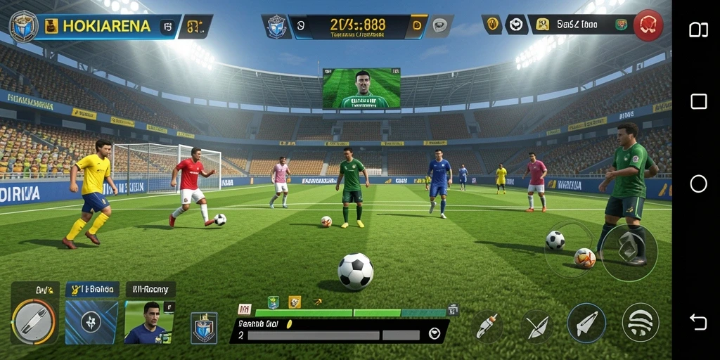 Tampilan gameplay HOKIARENA yang mendebarkan dan realistis.