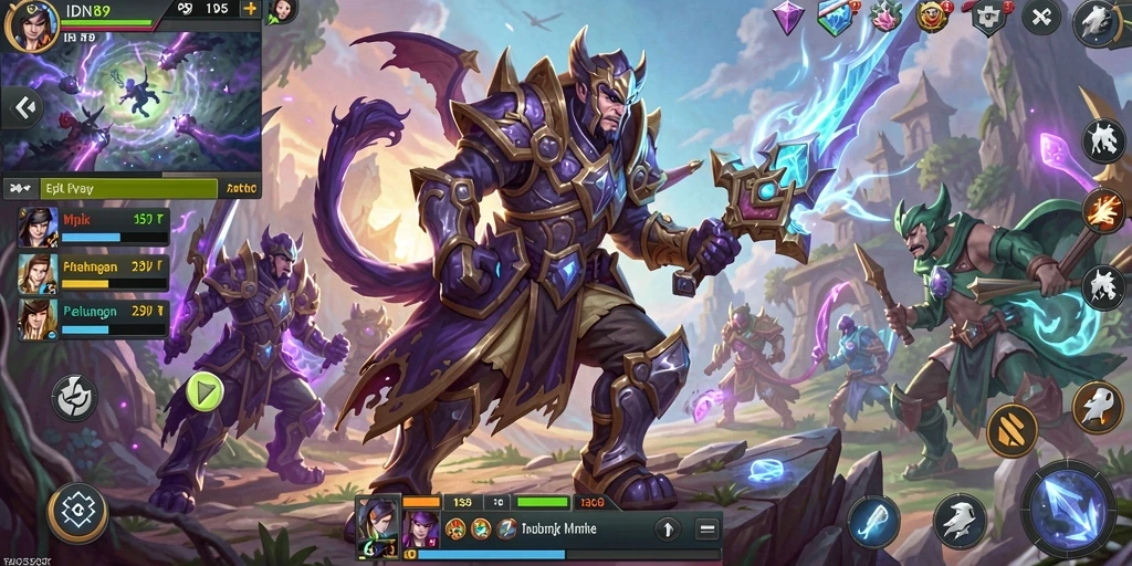 Gameplay seru dengan karakter yang beragam di IDN89.