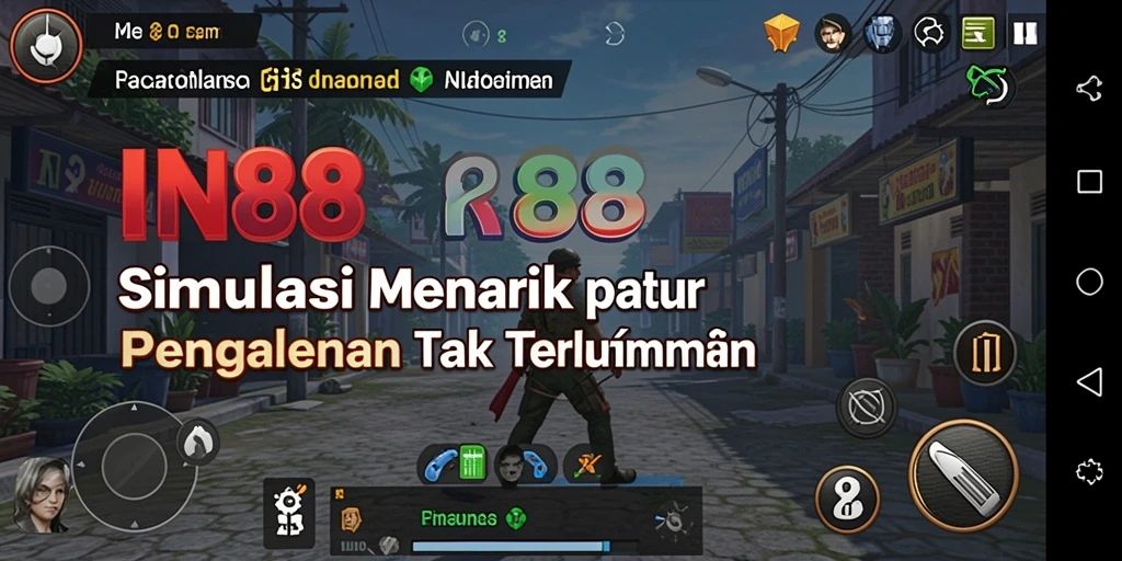 Tampilan gameplay IN88 yang menarik dan penuh warna.
