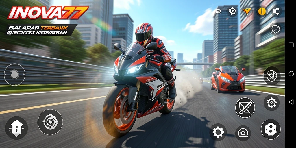 Gameplay seru balapan motor di INOVA77.