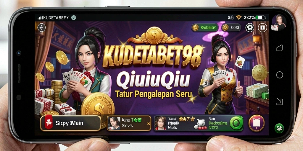 Screenshot utama KUDETABET98 menampilkan gameplay QiuQiu yang menarik.