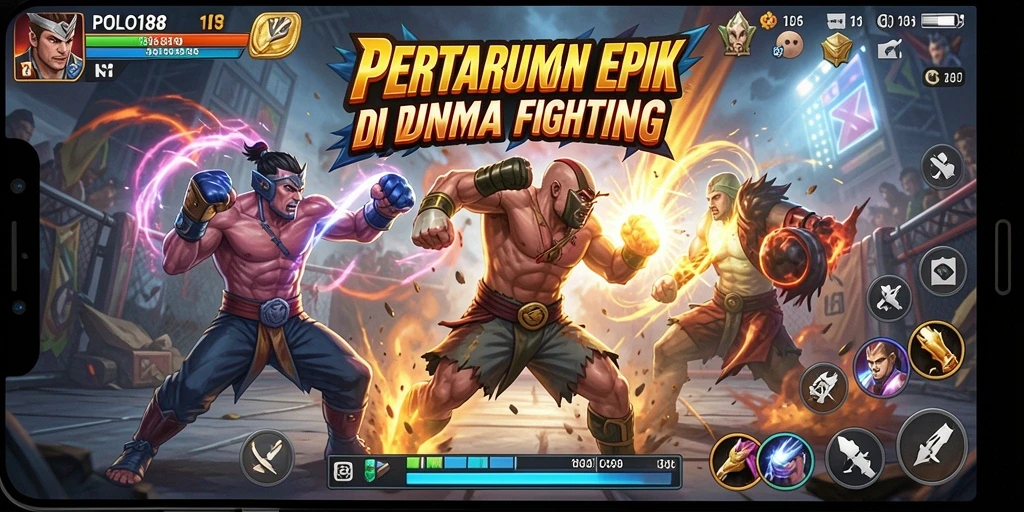 Screenshot gameplay POLO188 yang menampilkan pertarungan yang mendebarkan.