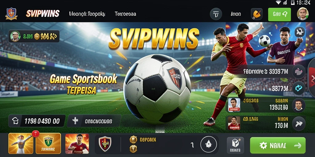 Tampilan gameplay menarik dari aplikasi SVIPWINS dengan berbagai pilihan taruhan.